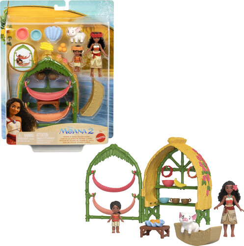 DISNEY VAIANA VILLAGE HOME PLAYSET in Blister 30x24cm x…x3